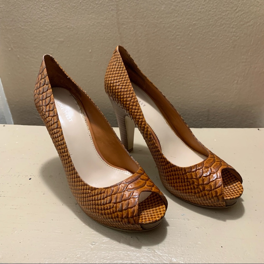 Nine West • open toe pump